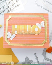 Overlapping Hello Die-n-stencil
