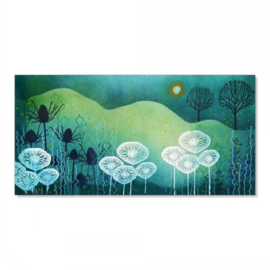 LAV530 Skeleton Tree Scene Stamp