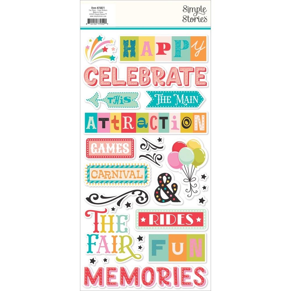 Fun Times Foam Stickers
