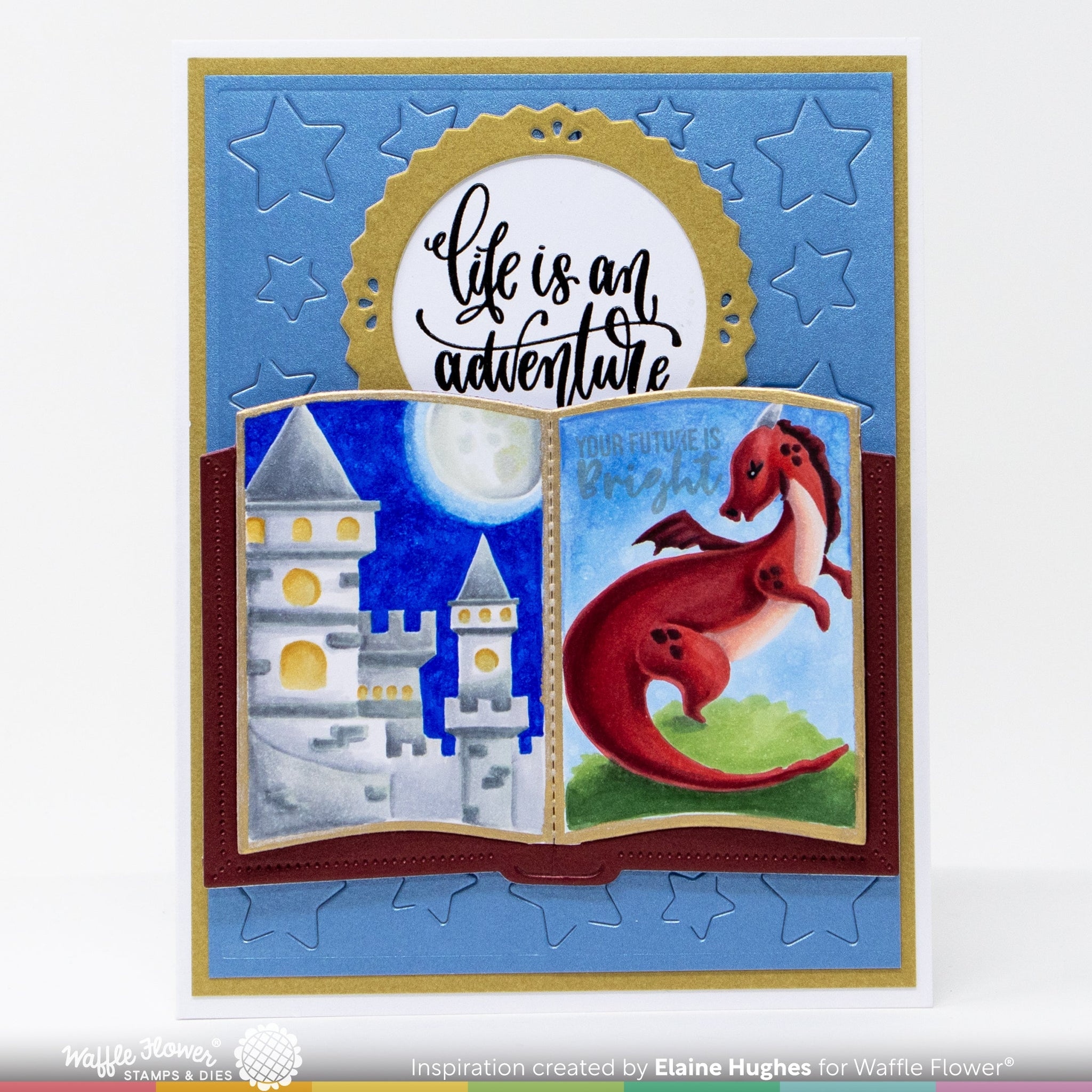 Open Book Sentiments Stamp Set