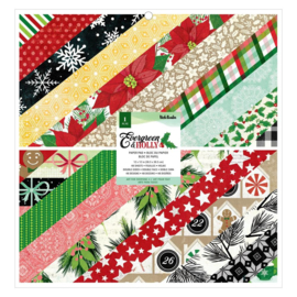 Evergreen & Holly Paper Pad 12"X12"