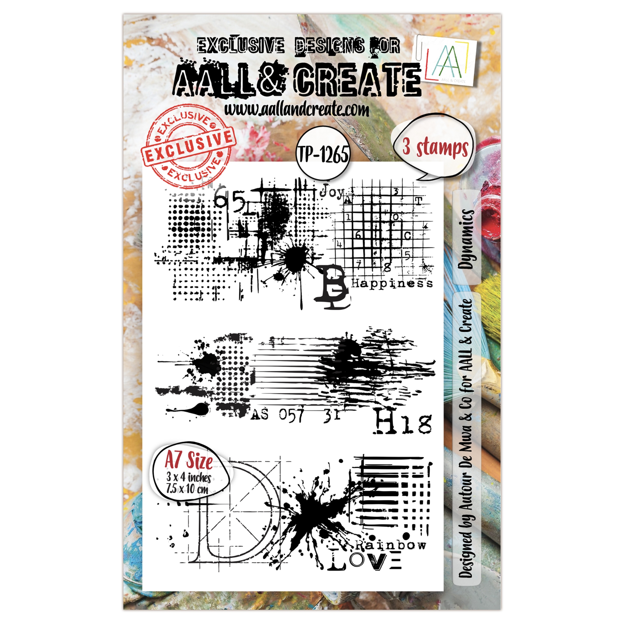 #1265 Dynamics A7 Stamp Set
