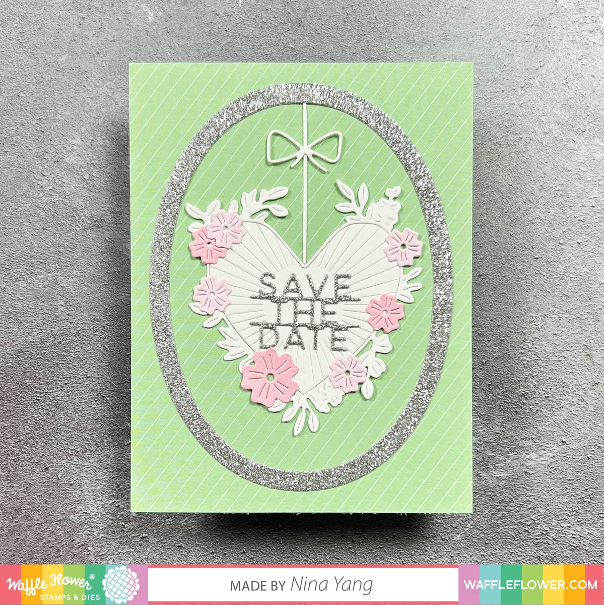 Save the Date Heart Die