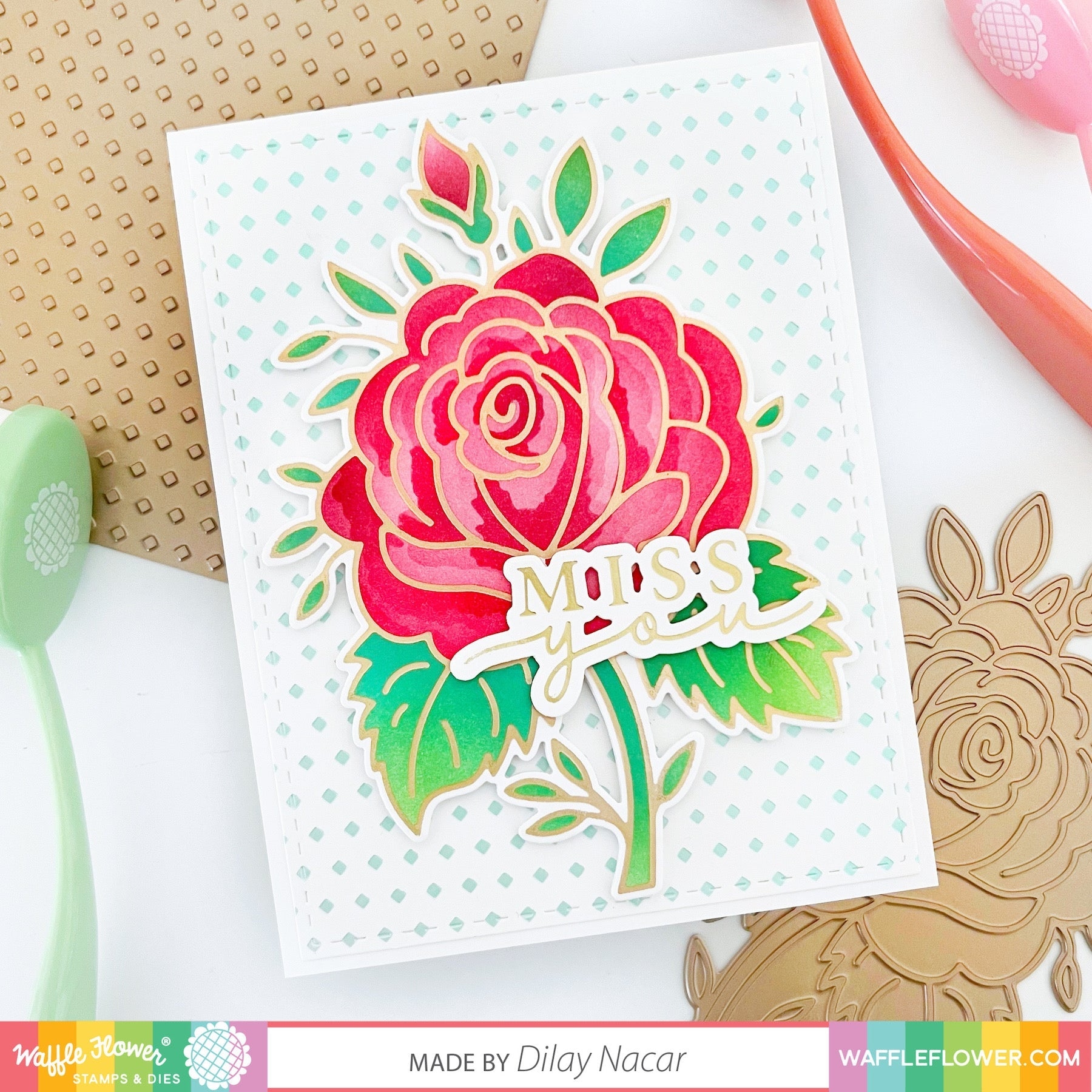 Tiny Diamonds Foil Plate