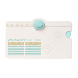 Mini envelope punch board