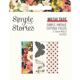 Simple Vintage Cottage Fields Washi Tape
