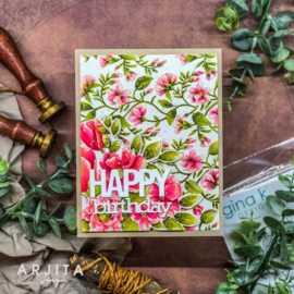 Planted to Bloom Background Stamp