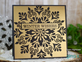 Snowflake Mandala Stencil