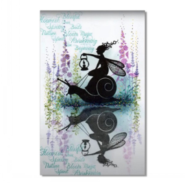 LAV593 Words of Spring Stamp
