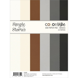 Color Vibe Basics Paper Pad 6"X8"