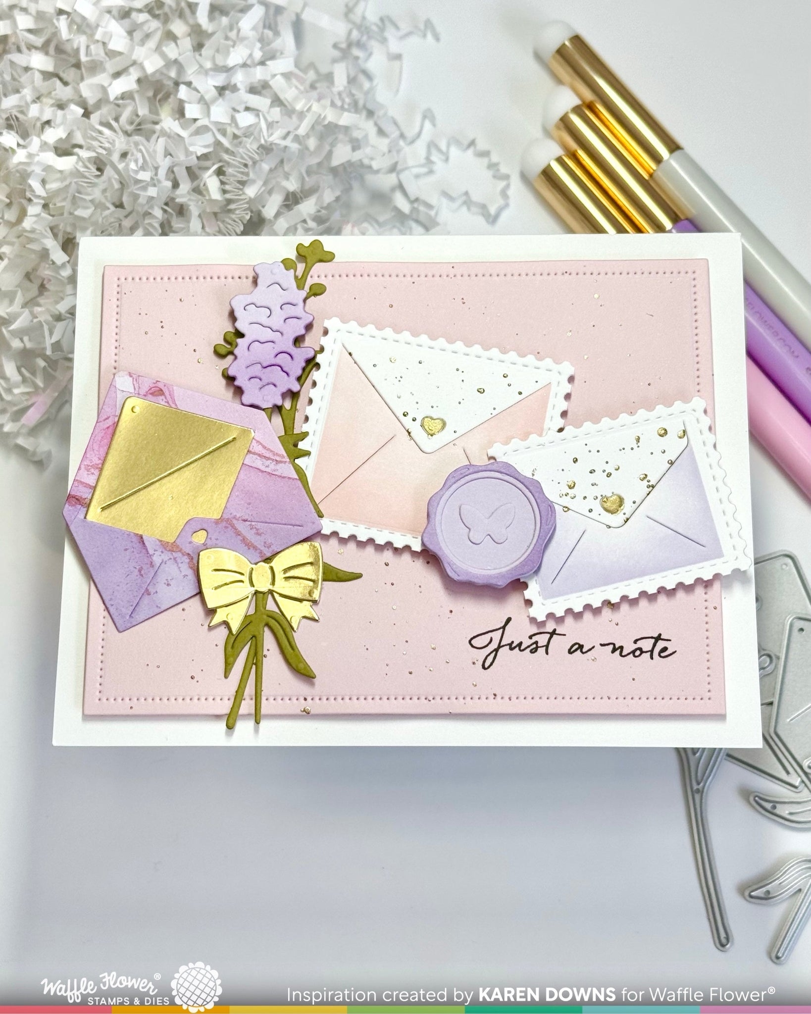 Postage Collage Envelope Die