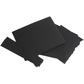 Foundations Jagged Flip Folio Black