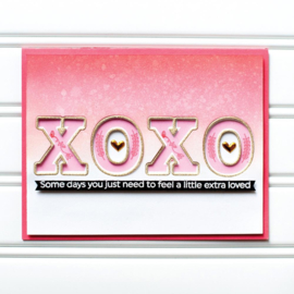 Clear Stamp Set Adore Alpha