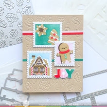 Overlapping Christmas Words Stencil Trio