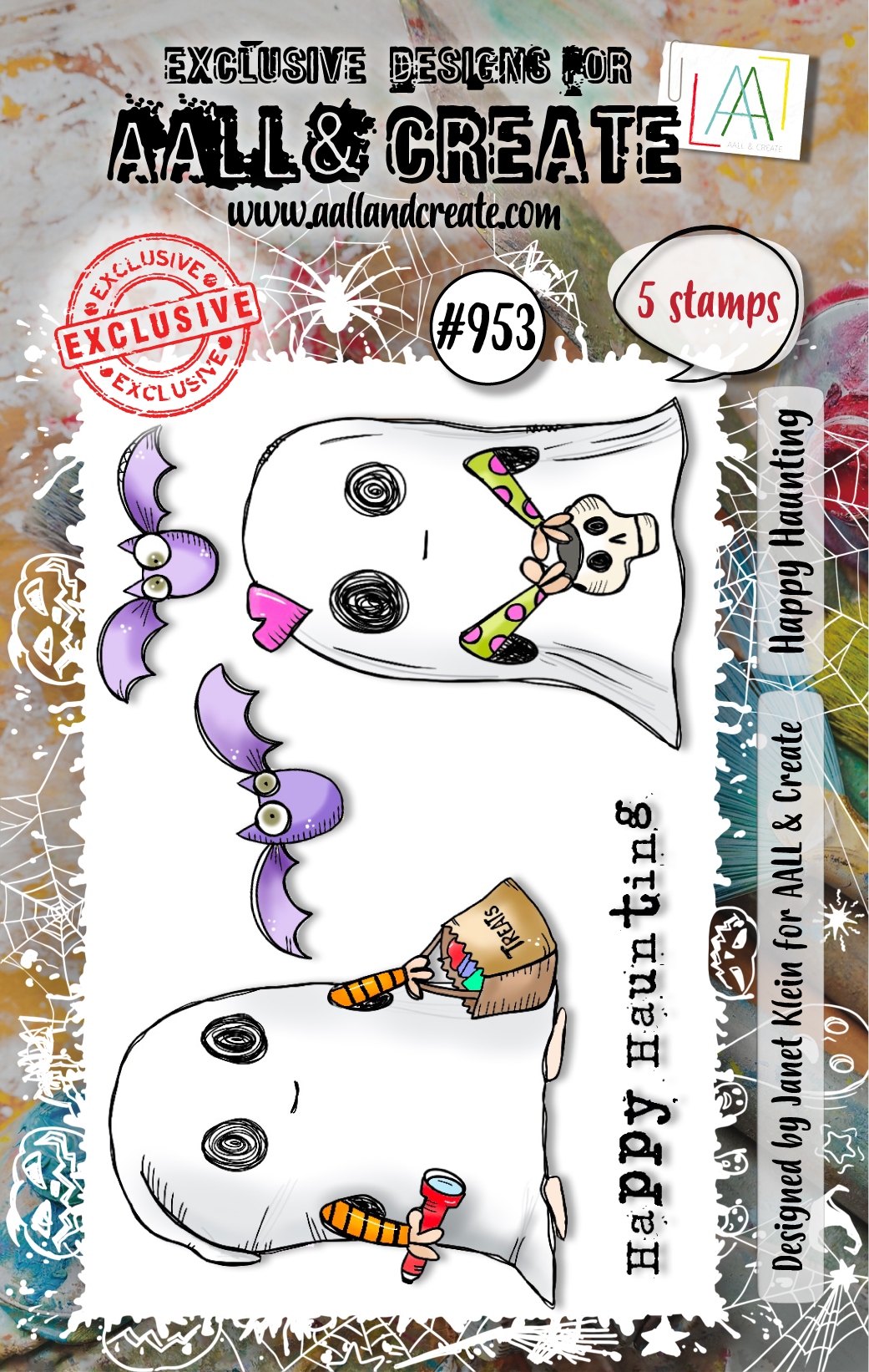 #0953 Happy Haunting A7 Stamp Set