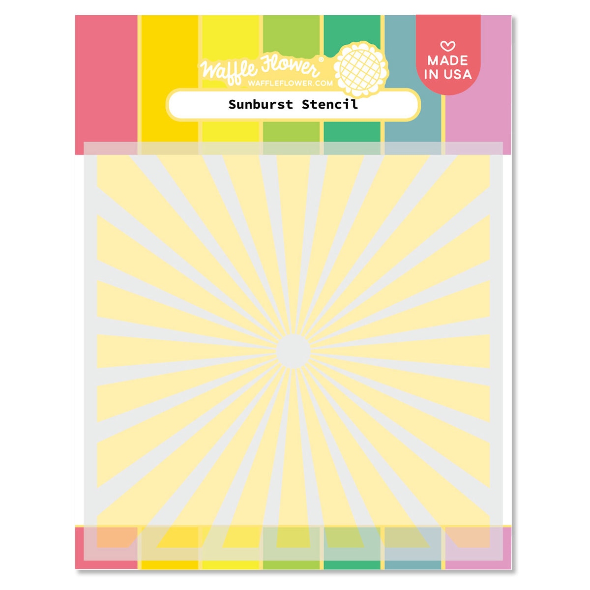 Sunburst Stencil
