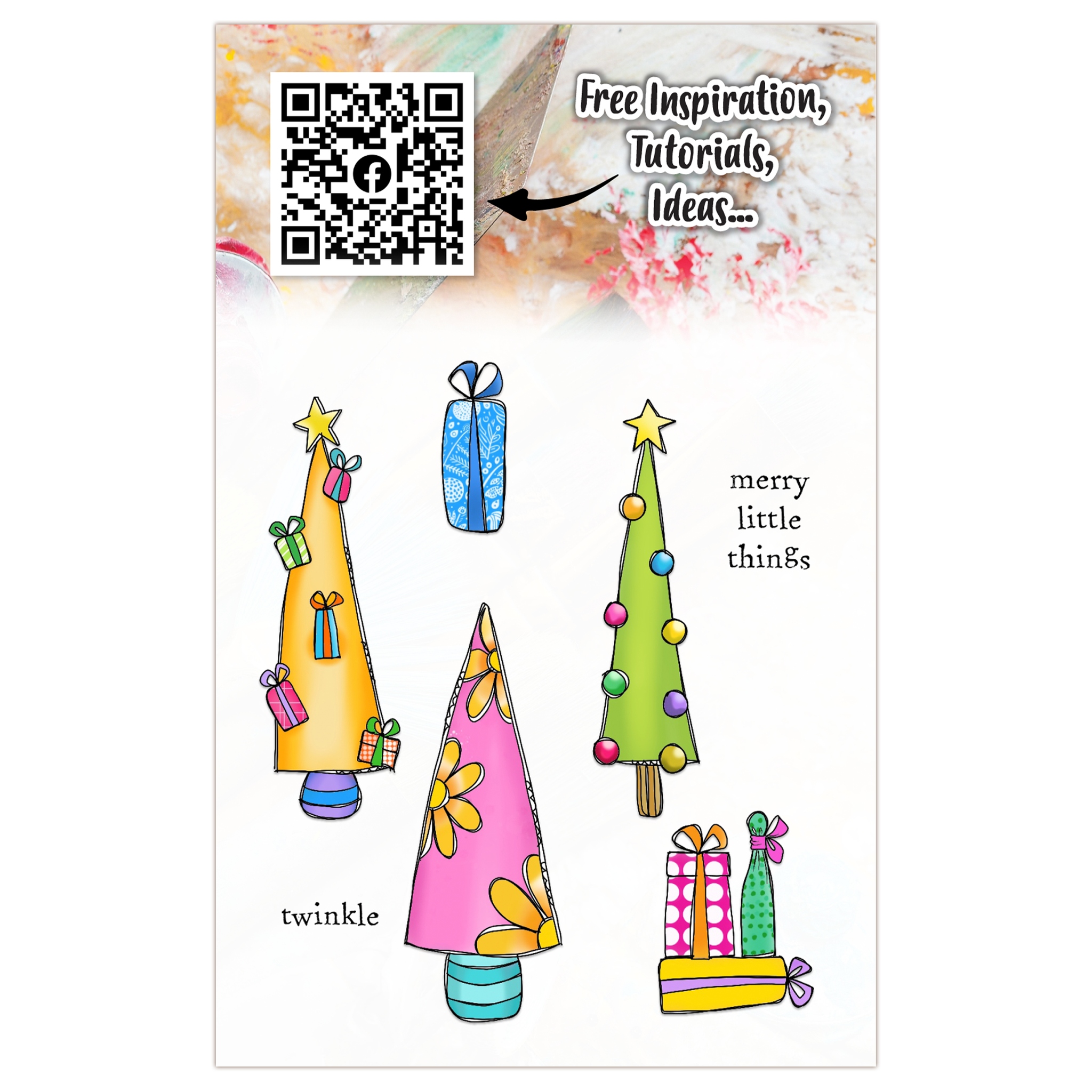 #1317 Merry Little Things  A7 Stamp Set