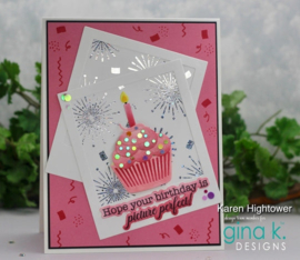 Birthday Sprinkles GLAZE Foiling Sheets