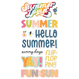 Summer Lovin' Foam Stickers