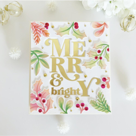 Merry & Bright Hot Foil Plate