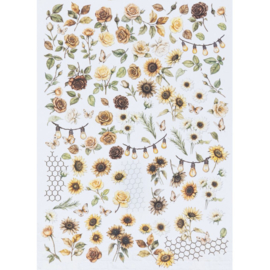 Country Heart Cafe Laser Cut Wildflowers