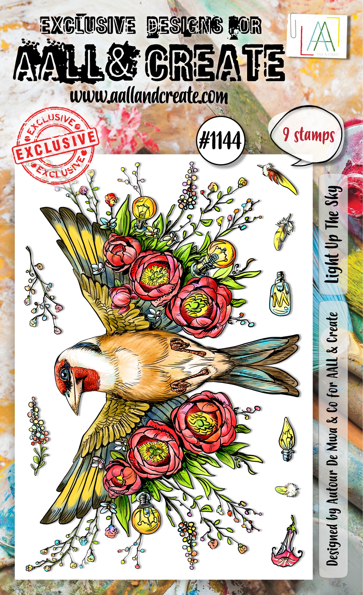 #1144 Light Up The Sky A6 Stamp Set