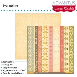 Evangeline paper sashing