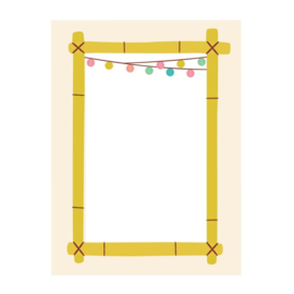 Retro Summer Chipboard Frames