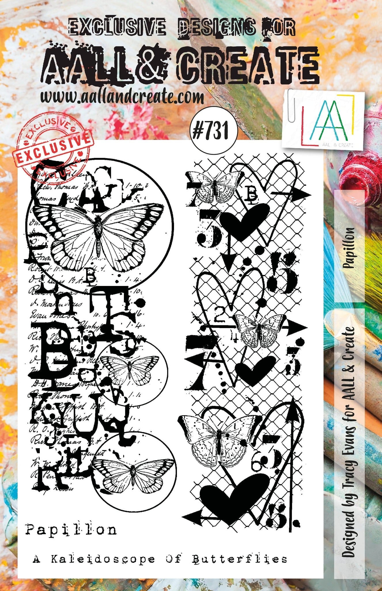 #0731 Papillon A5 Stamp Set