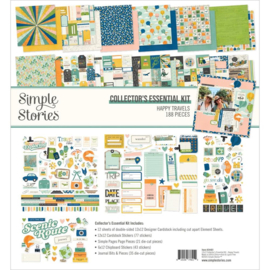 Happy Travels Collector's Essential Kit 12"X12"