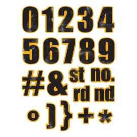 Rustic Legend Numbers Etched Dies