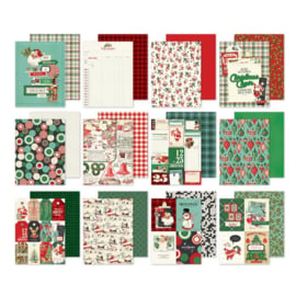 Simple Vintage Holly Jolly Paper Pad 6"X8"