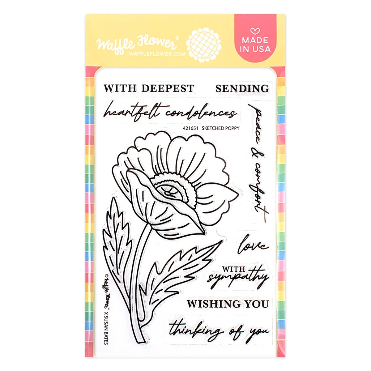 Sketched Poppy Stamp Set