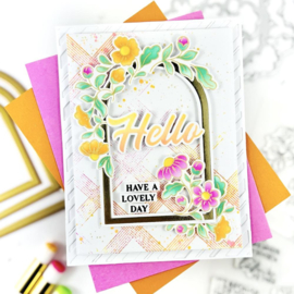 Nested Arches Hot Foil Plate Set