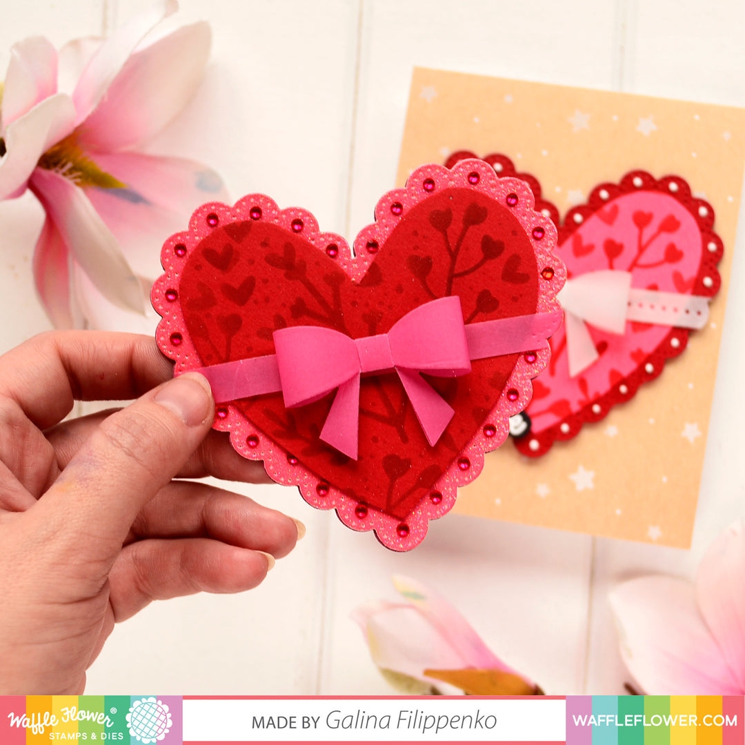 Scalloped Hearts Die