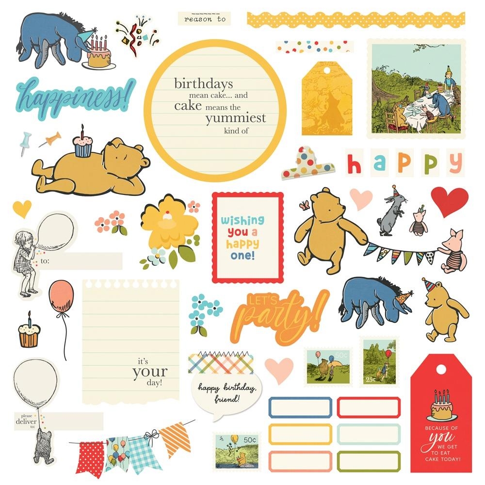 Say Cheese Classic Pooh Birthday Simple Cards Card Kit