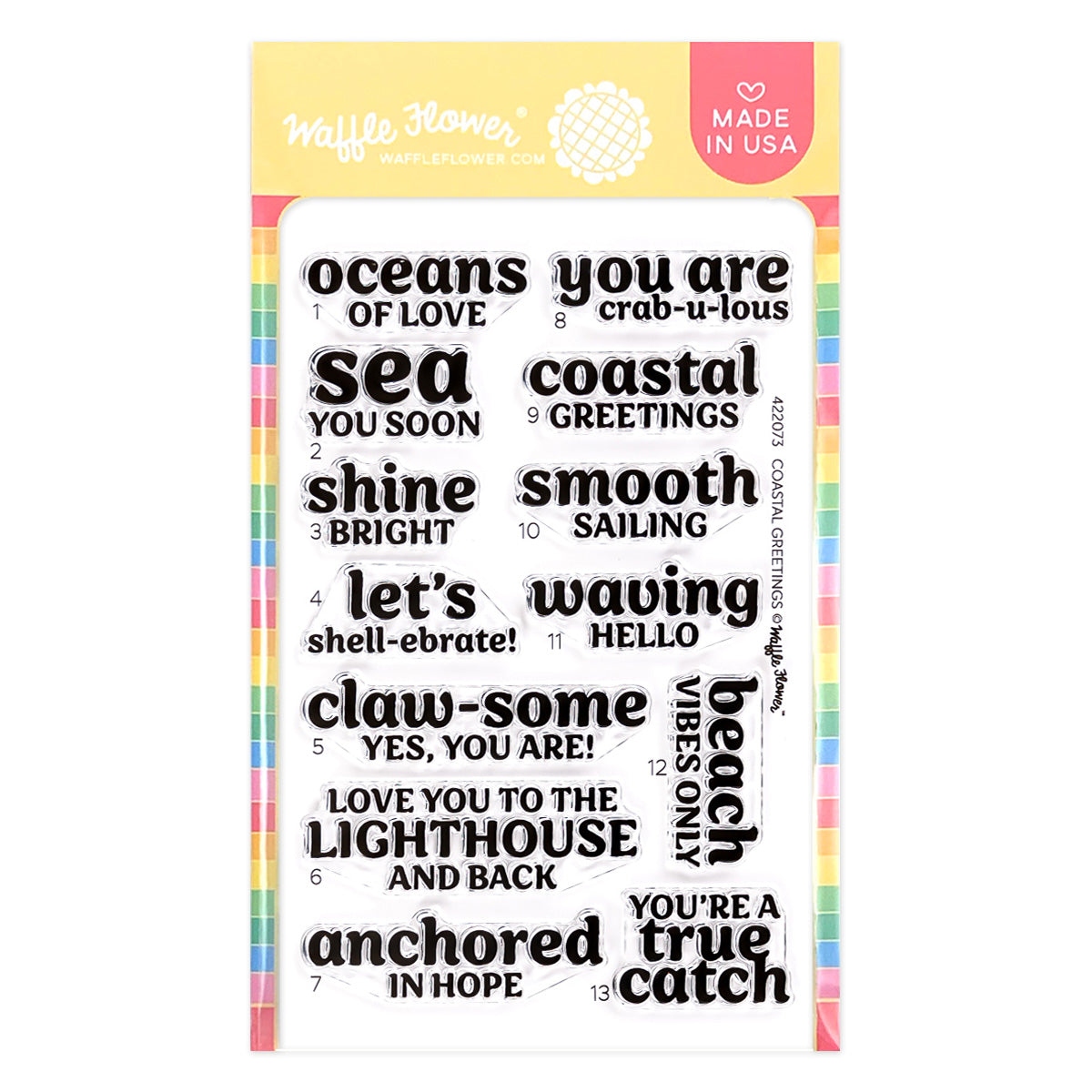 Coastal Greetings Stamp Set