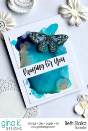 Elegant Asters Stamps