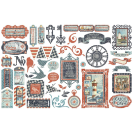 Catch Of The Day Cardstock Die-Cut Assortment