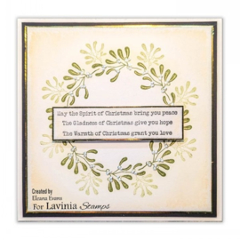 LAV924 Christmas Mistletoe Stamp