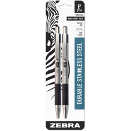 Stainless Steel Ballpoint Pen .7mm black