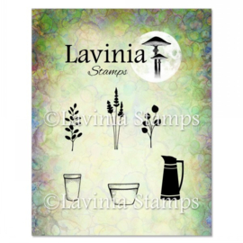 LAV826 Flower Pots Stamp