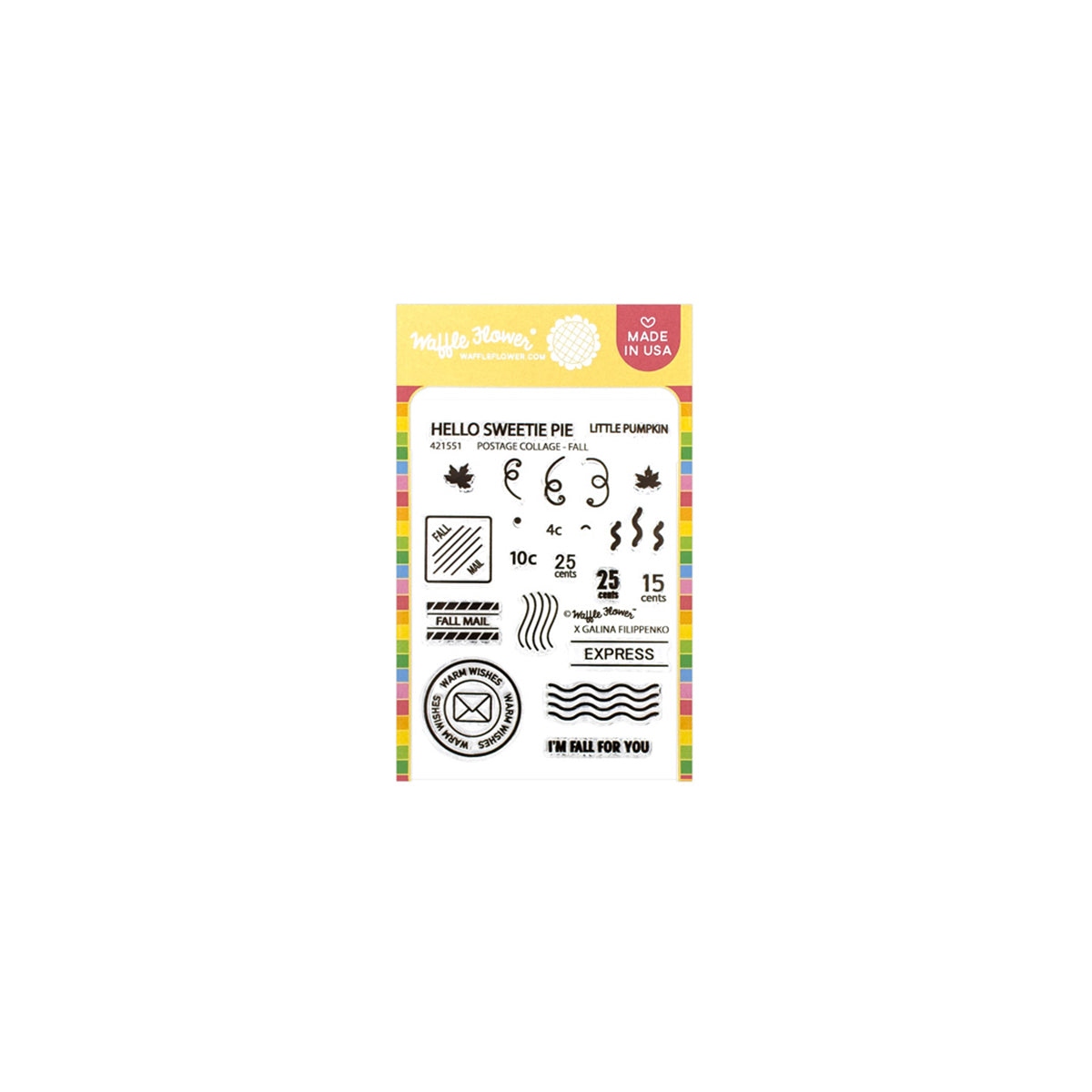 Postage Collage Fall Stamp Set