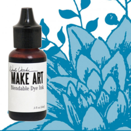 Make Art Dye Ink Pad Reinkers Bluebird