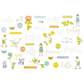 Toddler Time Chipboard Set