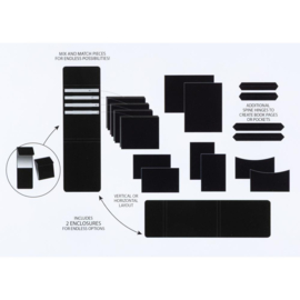 Create-An-Album Foundation Inserts Assort 1 Black