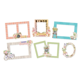 Simple Vintage Flower Shoppe Chipboard Frames