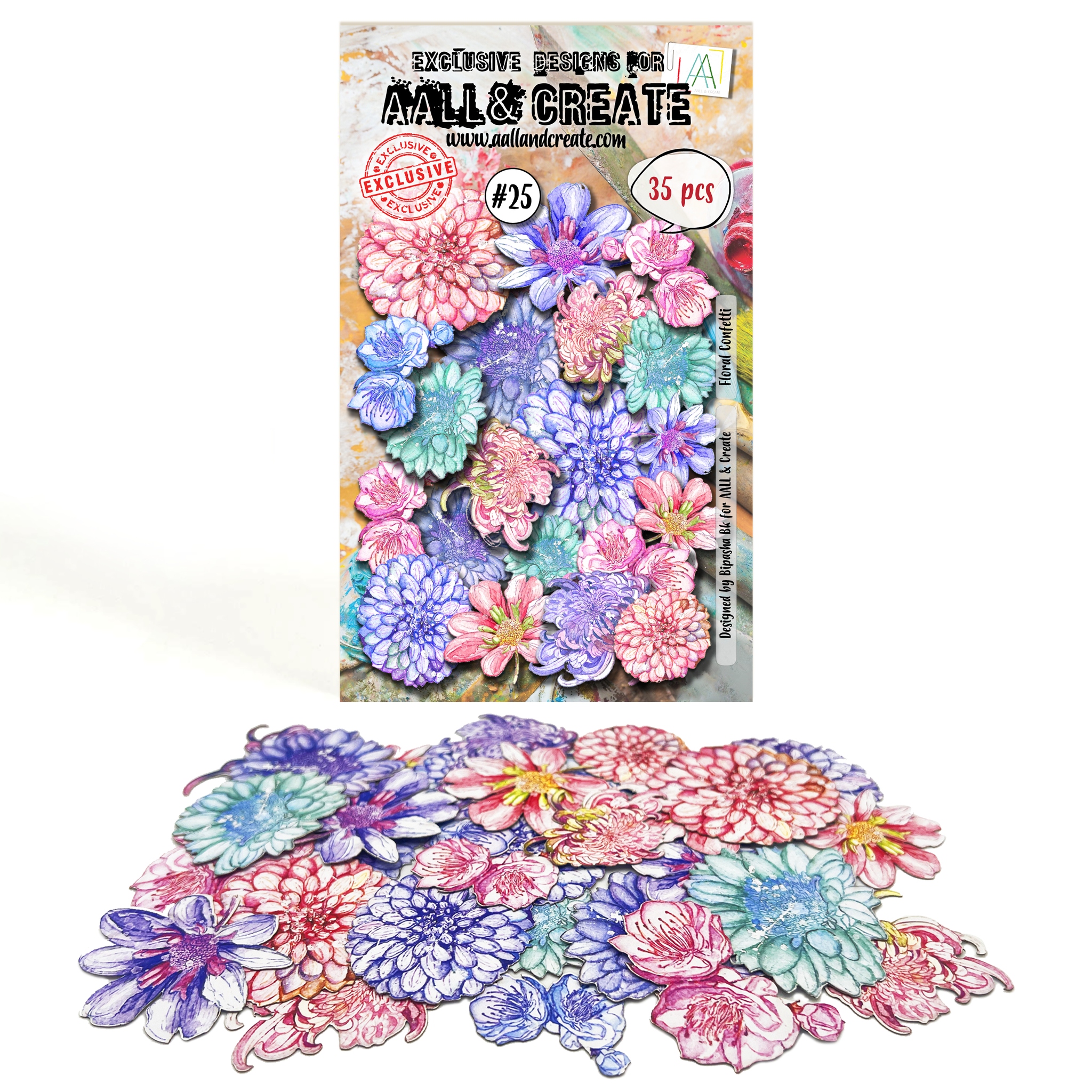 #025 Floral Confetti Ephemera Die Cuts