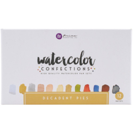 Watercolor Confections Decadent Pies