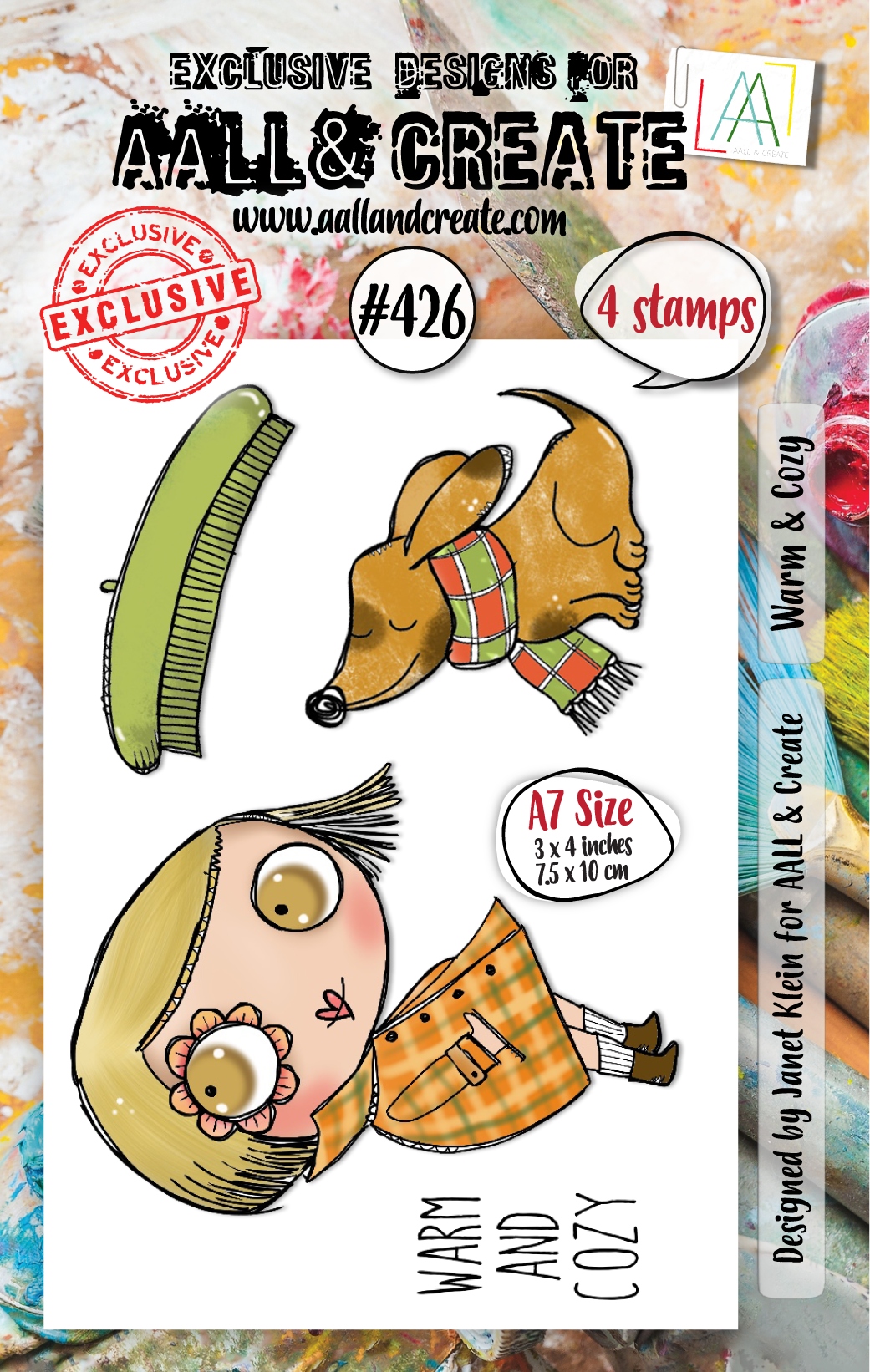 #0426 Warm & Cosy A7 Clear Stamp Set